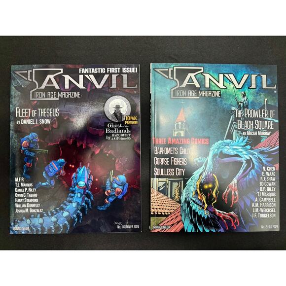 Iron Age Media Anvil Iron Age Magazine No. 1 Summer 2023 & No. 2 Fall 2023, NM - Picture 1 of 11